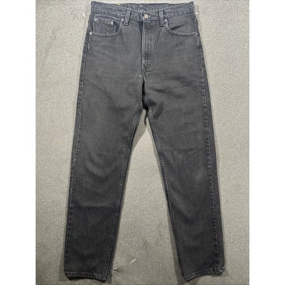 Levi's Other - Vintage Levis Jeans Mens 34x32 (32x32) Black 505 Red Tab USA 1990s 1995 532 Code